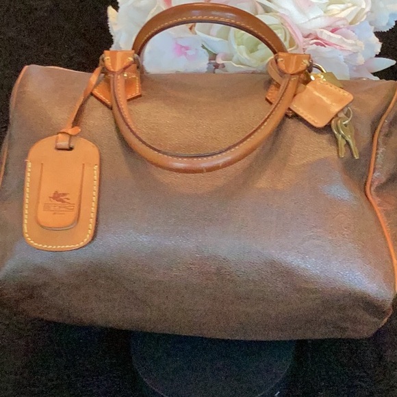 Beautiful Etro Bag + Poignet Set + Lock & 2 Keys - Picture 3 of 4